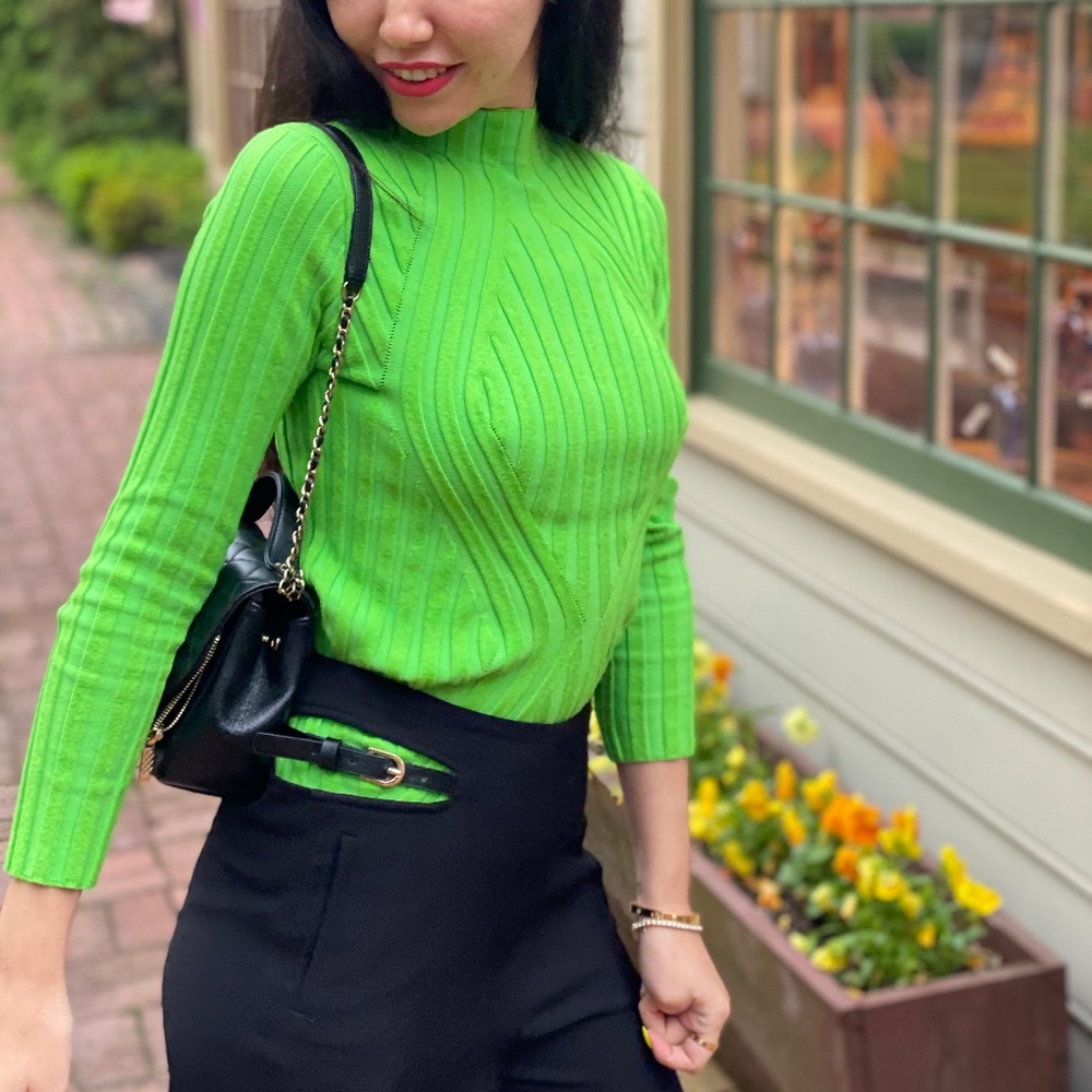 Green sweater